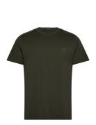 Crew Neck T-Shirt Tops T-shirts Short-sleeved Green Fred Perry