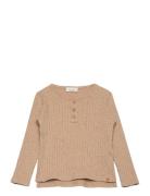 Nmmomilo Ls Top Lil Tops T-shirts Long-sleeved T-shirts Beige Lil'Atel...
