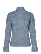 Frelly Pu 1 Tops Knitwear Jumpers Blue Fransa