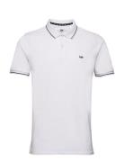 Pique Polo Tops Polos Short-sleeved White Lee Jeans