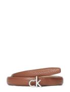 Ck Thin Belt 1.5Cm Pebble Vyö Brown Calvin Klein