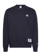 Crewneck Sweatshirt Tops Sweat-shirts & Hoodies Sweat-shirts Navy Cham...