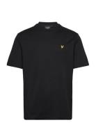 Interlock T-Shirt Tops T-shirts Short-sleeved Black Lyle & Scott