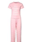 Juicy Wishes Shortsleeve Pyjama Set Almond Blossom Pyjama Pink Juicy C...