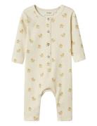 Nbnlavo Emo Ls Slim Suit Lil Pyjama Sie Jumpsuit Haalari Yellow Lil'At...