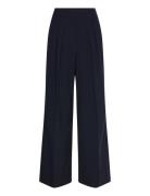 Nathaliasw Trousers Bottoms Trousers Wide Leg Navy Sofie Schnoor