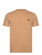 Short Sleeve Tee Designers T-shirts Short-sleeved Beige Timberland