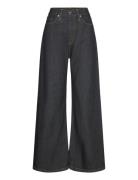 Skid Jeans Bottoms Jeans Wide Black Hope