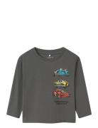 Nmmdrum Hotwheels Ls Nreg Top Sky Tops T-shirts Long-sleeved T-shirts ...
