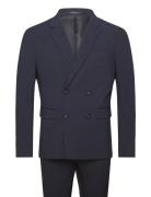 Plain Db Mens Suit - Normal Length Puku Navy Lindbergh
