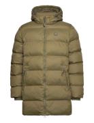 Active Cloud Mid Length Jacket Vuorillinen Takki Topattu Takki Khaki G...