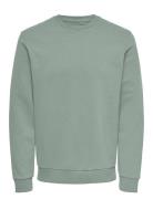 Onsceres Crew Neck Noos Tops Sweat-shirts & Hoodies Sweat-shirts Green...