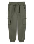 Nmnoli Sweat Pant Unb Noos Bottoms Sweatpants Khaki Green Name It
