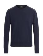 Kerrigan Crewneck Jumper Tops Knitwear Round Necks Black Belstaff