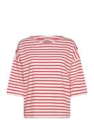 Frsiva Tee 6 Tops T-shirts & Tops Long-sleeved Red Fransa