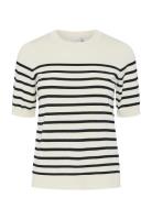 Yaslena Ss Knit Pullover S. Noos Tops Knitwear Jumpers Cream YAS