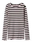 Nkfbalisa Ls Slim Top Pb Tops T-shirts Long-sleeved T-shirts Black Nam...