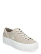 Vulc Flatform Low Canvas Mg Matalavartiset Sneakerit Tennarit Beige Ca...