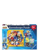 Sonic Core 3X49P Toys Puzzles And Games Puzzles Classic Puzzles Multi/...