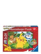 Pokémon 2X24P Toys Puzzles And Games Puzzles Classic Puzzles Multi/pat...