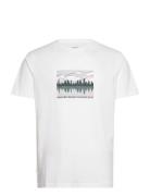 Shoreline T-Shirt Tops T-shirts Short-sleeved White Makia