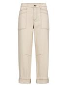 Mmsagai Clay Pant Bottoms Trousers Straight Leg Beige MOS MOSH