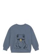 Sweatshirt Ls Tops Sweat-shirts & Hoodies Sweat-shirts Blue Minymo