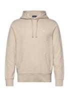 Loopback Fleece Hoodie Tops Sweat-shirts & Hoodies Hoodies Cream Polo ...