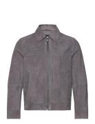 H-Malbano5 Nahkatakki Grey BOSS
