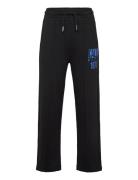 Peached Terry Pintuck Jogger Bottoms Sweatpants Black Calvin Klein