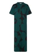 Pahlo Unikko Polvipituinen Mekko Green Marimekko