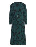 Combu Unikko Polvipituinen Mekko Green Marimekko