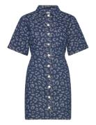 Benita Dress Lyhyt Mekko Blue Noella