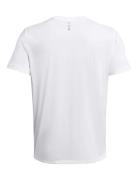 Ua Launch Shortsleeve Sport T-shirts Short-sleeved White Under Armour