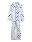 Sl-Sleepwear Pyjamasetti Pyjama Blue Ralph Lauren Kids