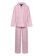 Sl-Sleepwear Pyjamasetti Pyjama Pink Ralph Lauren Kids