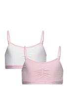 2T-2Pk Bralettes Night & Underwear Underwear Tops Pink Ralph Lauren Ki...