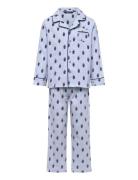 Sl-Sleepwear Pyjamasetti Pyjama Blue Ralph Lauren Kids