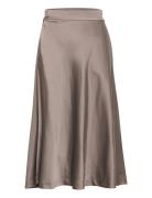 Zilkyiw Skirt Polvipituinen Hame Brown InWear