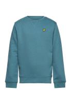 Crew Neck Sweatshirt Tops Sweat-shirts & Hoodies Sweat-shirts Blue Lyl...
