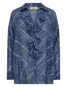 Mmjelena Boarda Shirt Tops Blouses Long-sleeved Navy MOS MOSH