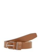 Ck Metal Loop Round Buckle 2.5 Vyö Brown Calvin Klein