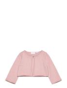 Openwork Detail Knit Cardigan Tops Knitwear Cardigans Pink Mango