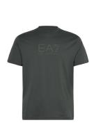 T-Shirt Tops T-shirts Short-sleeved Khaki Green EA7