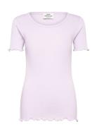 Pointella Trixy Tee Tops T-shirts & Tops Short-sleeved Purple Mads Nør...
