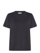 Vincentiw Karmen T-Shirt Tops T-shirts & Tops Short-sleeved Navy InWea...