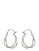 Stream Hoops Accessories Jewellery Earrings Hoops Silver Pernille Cory...