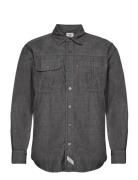 Ls Auburn Worker Riley Black C Tops Shirts Casual Black Levi's®