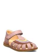 Sandals - Flat - Closed Toe - Shoes Summer Shoes Sandals Pink ANGULUS