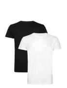 C-Neck T-Shirt 2-Pack Tops T-shirts Short-sleeved Black GANT